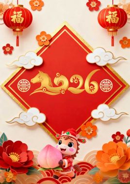 Background trang trí Tất Niên đẹp cho Công ty