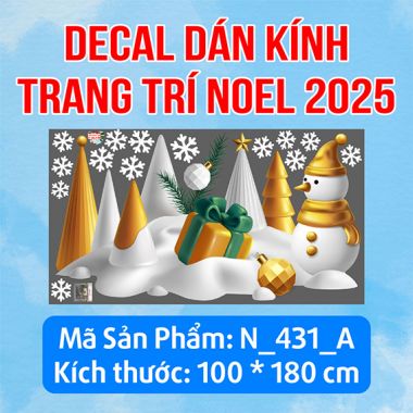 TRANG TRÍ GIÁNG SINH 2025 CHO KHÁCH SẠN NGƯỜI TUYẾT BÊN HÀNG THÔNG TRẮNG VÀNG