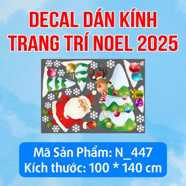 TRANG TRÍ GIÁNG SINH 2025 CÁNH ĐỒNG TUYẾT VÀ DÂY THÔNG TREO QUẢ CHÂU