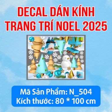 TRANG TRÍ NOEL CÁNH ĐỒNG TUYẾT VÀ NHỮNG CÂY THÔNG NHỎ
