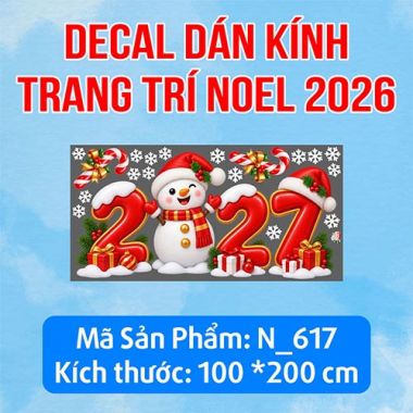 TRANG TRÍ GIÁNG SINH NGƯỜI TUYẾT VÀ SÔ 2027