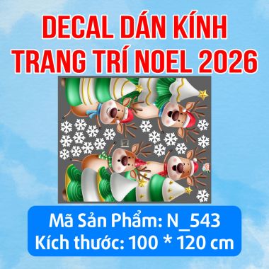 TRANG TRÍ GIÁNG SINH CHO NHÀ HÀNG ĐOÀN TÀU NOEL TRÊN CÁNH ĐỒNG TUYẾT GIỮA TRỜI ĐÊM