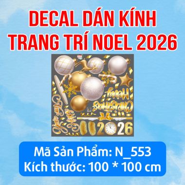 TRANG TRÍ GIÁNG SINH CHO NHÀ HÀNG ĐÔI NGƯỜI TUYẾT CẦM BÓNG ĐÓN CHÀO CHRISTMAS