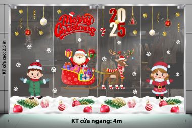 TRANG TRÍ GIÁNG SINH CHO TRUNG TÂM ANH NGỮ ÔNG GIÀ NOEL VÀ CÁC BẠN NHỎ