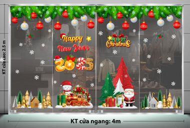 TRANG TRÍ GIÁNG SINH 2025 THÀNH PHỐ NOEL NHỎ VÀ DÂY THÔNG