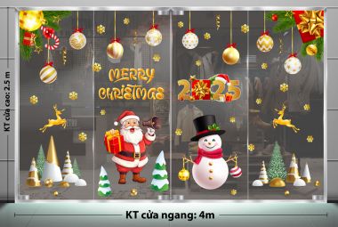 TRANG TRÍ GIÁNG SINH 2025 CHO KHÁCH SẠN NGƯỜI TUYẾT VÀ ÔNG NOEL CÙNG PHỤ KIỆN