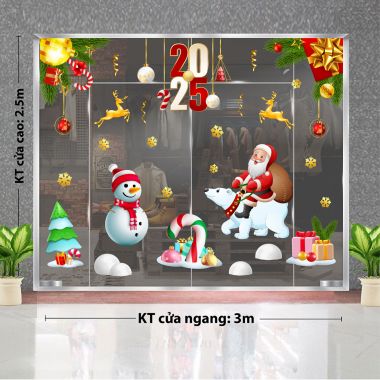 TRANG TRÍ GIÁNG SINH 2026 CHO TRUNG TÂM ANH NGỮ ÔNG NOEL VÀ NGƯỜI TUYẾT