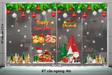 TRANG TRÍ GIÁNG SINH 2026 THÀNH PHỐ NOEL NHỎ VÀ DÂY THÔNG