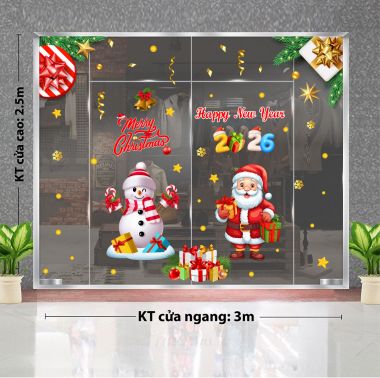 TRANG TRÍ GIÁNG SINH CHO VĂN PHÒNG NGƯỜI TUYẾT VÀ ÔNG GIÀ NOEL