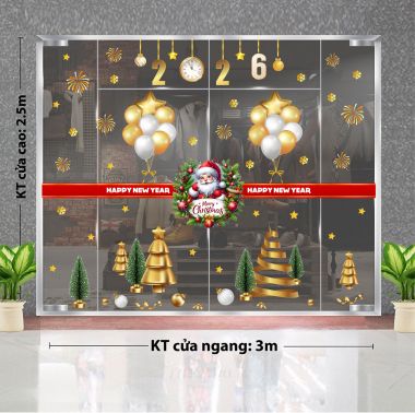 TRANG TRÍ GIÁNG SINH CHO CÔNG TY ĐÔI BÓNG BAY CHÚC MỪNG CHRISTMAS 2026