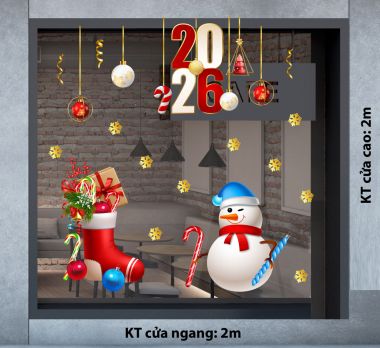 TRANG TRÍ GIÁNG SINH CHO QUÁN ĂN NGƯỜI TUYẾT VÀ CHIẾC ỦNG