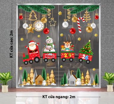 TRANG TRÍ GIÁNG SINH CHO TRƯỜNG HỌC ĐOÀN TÀU NOEL VÀ DÂY THÔNG TRANG TRÍ 