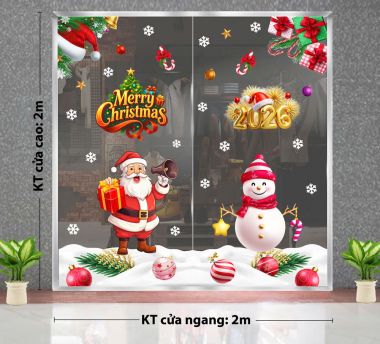 TRANG TRÍ GIÁNG SINH CHO CỬA HÀNG XE MÁY ÔNG GIÀ NOEL VÀ NGƯỜI TUYẾT VUI TƯƠI