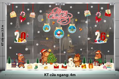 TRANG TRÍ GIÁNG SINH CHO  NGÂN HÀNG NHỮNG NGƯỜI BẠN NHỎ TRÊN CÁNH ĐỒNG TUYẾT TRẮNG