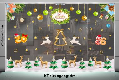 TRANG TRÍ GIÁNG SINH CHO TIỆM SPA ĐÔI TUẦN LỘC VÀ HÀNG THÔNG TRÊN NGỌN ĐỒI TUYẾT