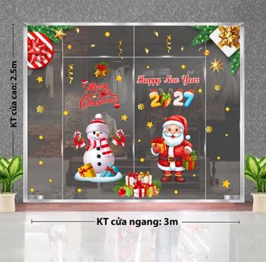 TRANG TRÍ GIÁNG SINH CHO VĂN PHÒNG NGƯỜI TUYẾT VÀ ÔNG GIÀ NOEL