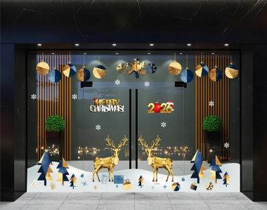 TRANG TRÍ NOEL CHO SẢNH CHUNG CƯ ĐÔI TUẦN LỘC VÀ DÂY CHÂU TRANG TRÍ