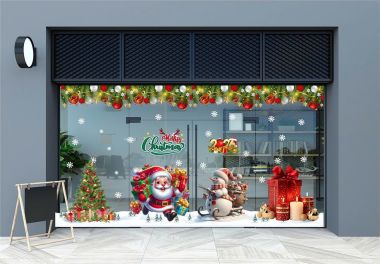 TRANG TRÍ GIÁNG SINH CHO NGÂN HÀNG NGƯỜI TUYẾT VÀ ÔNG GIÀ NOEL DƯỚI NẾN ẤM ÁP