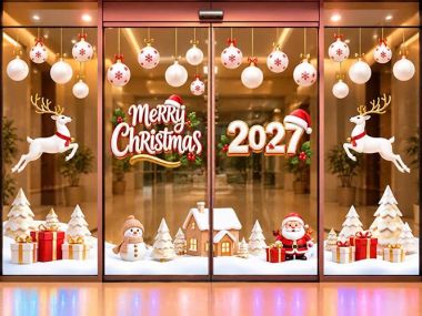 TRANG TRÍ NOEL 2027 CHO TRƯỜNG HỌC NGÔI LÀNG TUYẾT TRẮNG