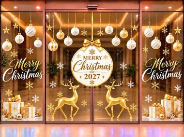 TRANG TRÍ NOEL CHO CỬA HÀNG THỜI TRANG HÀNG CHÂU VÀ NHỮNG HỘP QUÀ