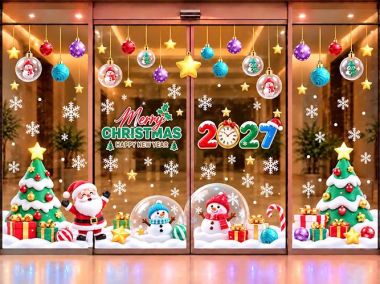 TRANG TRÍ NOEL 2027 CHO TRƯỜNG MẦM NON NHỮNG QUẢ CẦU TUYẾT
