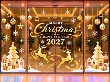 TRANG TRÍ NOEL CHO CÔNG TY TUẦN LỘC VÀ CÂY THÔNG ÁNH VÀNG