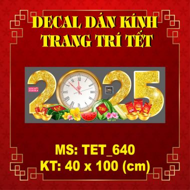 TRANG TRÍ TẾT CHO NHÀ HÀNG HAPPY NEW YEAR 2025 MAI VÀNG