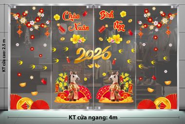 TRANG TRÍ TẾT CHO CÔNG TY CHÀO XUÂN BÍNH NGỌ HOA KHAI PHÚ QUÝ