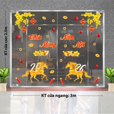 TRANG TRÍ TẾT CHO TRUNG TÂM ANH NGỮ NGỰA VÀNG CHÚC XUÂN