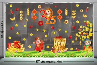 TRANG TRÍ TẾT CHO CHUNG CƯ THẦN TÀI VÀ RẮN VÀNG CHÚC XUÂN 2025 TRÊN CÁNH ĐỒNG