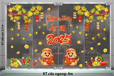 TRANG TRÍ TẾT CHO NHÀ HÀNG CHÀO XUÂN ẤT TỴ MAI VÀNG NHƯ Ý