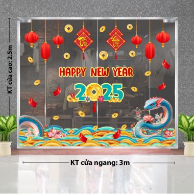 TRANG TRÍ TẾT CHO KHÁCH SẠN HAPPY NEW YEAR ẤT TỴ
