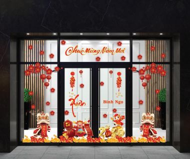 TRANG TRÍ TẾT CHO SẢNH CHUNG CƯ ĐÔI ĐÓN XUÂN BÍNH NGỌ 2026