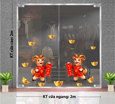 TRANG TRÍ TẾT CHO NHÀ HÀNG ĐÔI ĐINH MÙI CHÚC XUÂN