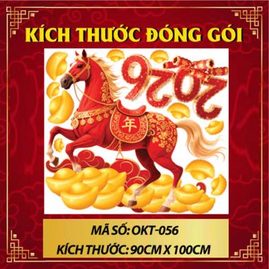 DECAL TRANG TRÍ TẾT BÍNH NGỌ 2026