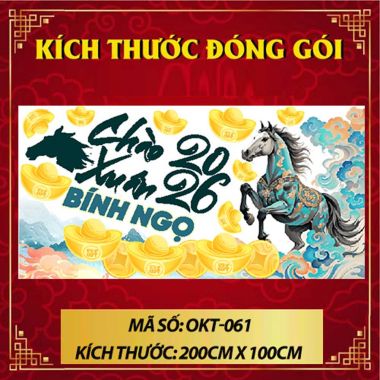 DECAL TRANG TRÍ TẾT CHÀO XUÂN BÌNH NGỌ 2026