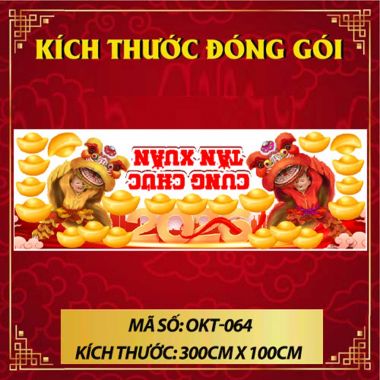 DECAL TRANG TRÍ TẾT ĐÔI LÂN VÀNG ĐỎ VÀ THẢM VÀNG