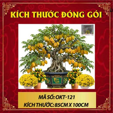 DECAL DÁN KÍNH TRANG TRÍ TẾT CÂY KẾ VÀNG VÀ CHẬU HOA CÚC