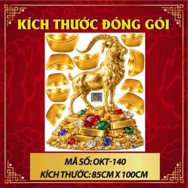 TRANG TRÍ TẾT TRÊN KÍNH DÊ VÀNG TRÊN NÚI TÀI LỘC