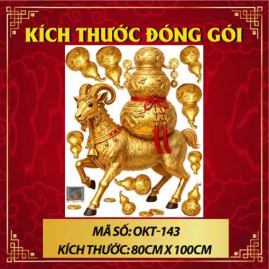 TRANG TRÍ TẾT 2027 DÊ VÀ HỒ LÔ VÀNG TÀI LỘC