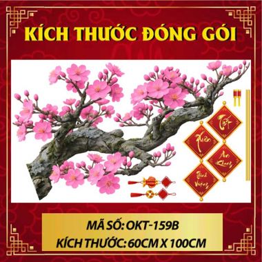 TRANG TRÍ TẾT CHO NGÂN HÀNG CÀNH ĐÀO HỒNG THỊNH VƯỢNG