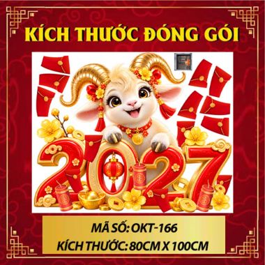 DÁN KÍNH TRANG TRÍ TẾT ĐINH MÙI MAY MẮN 2027