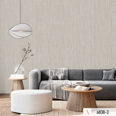 GIẤY DÁN TƯỜNG CHO PHÒNG KHÁCH MÀU XÁM NÂU