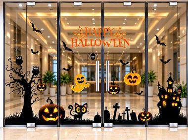 TRANG TRÍ HALLOWEEN CHO QUÁN BAR LÂU ĐÀI TRONG KHU RỪNG MA