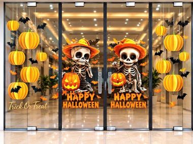 TRANG TRÍ HALLOWEEN CHO NHÀ HÀNG QUÁN ĂN ZOMBIE ĐÓN CHÀO