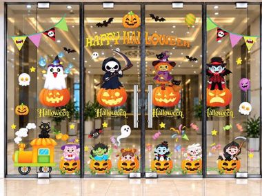 TRANG TRÍ HALLOWEEN CHO TOÀ NHÀ ĐOÀN TÀU MA QUÁI