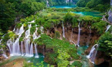Tranh thác nước ở Vườn quốc gia Plitvice, Croatia