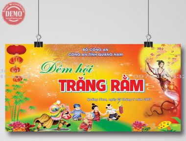 BACKGROUND TRANG TRÍ TRUNG THU CHO CÁC CƠ QUAN