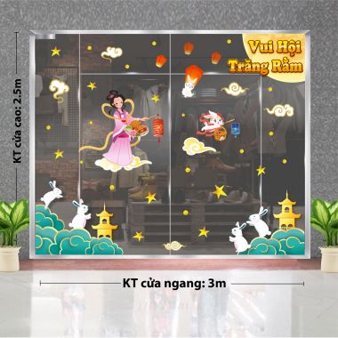 TRANG TRÍ TRUNG THU CHO TRUNG TÂM ANH NGỮ CHỊ HẰNG VUI HỘI TRĂNG RẰM