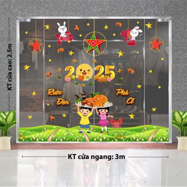 TRANG TRÍ TẾT TRUNG THU CHO CỬA HÀNG TIỆN LỢI 2025 RƯỚC ĐÈN PHÁ CỔ